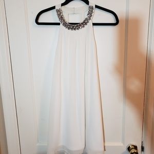 White Chiffon Dress